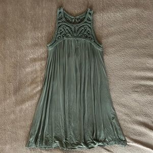Sage Green Swing Dress